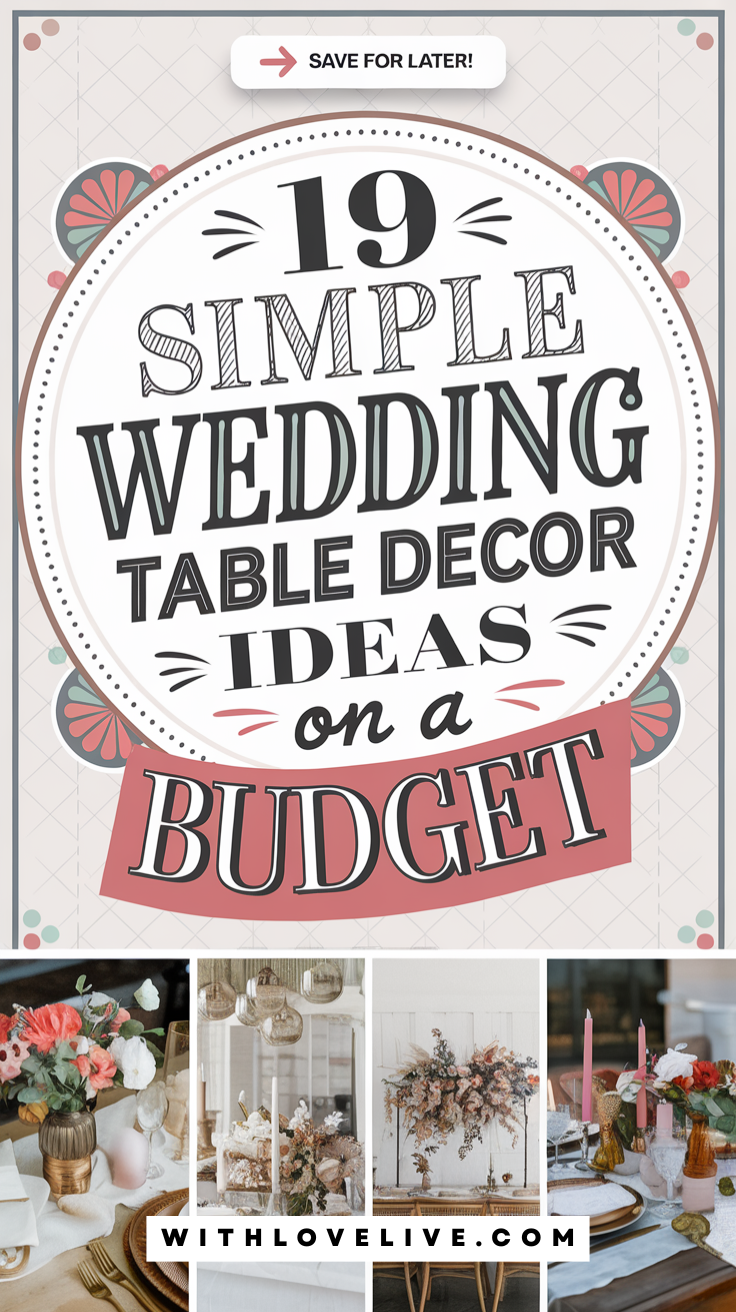 Wedding Table Decor Ideas
