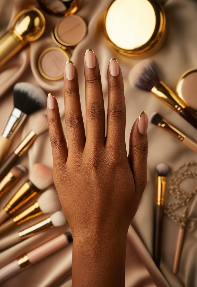 Winter Solstice Gold-Lined Tips