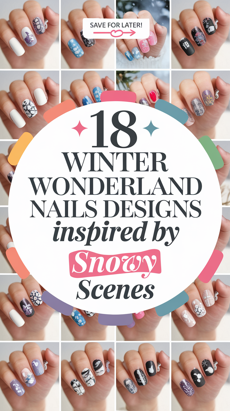 Winter Wonderland nails designs