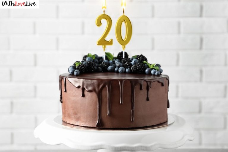 20th Birthday Cake Design