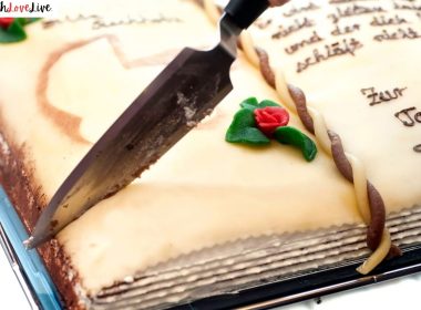 Book-Themed Birthday Cake