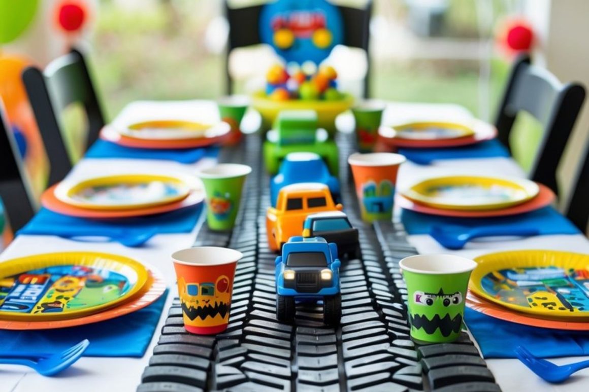 Monster Truck Birthday Party Decor Ideas