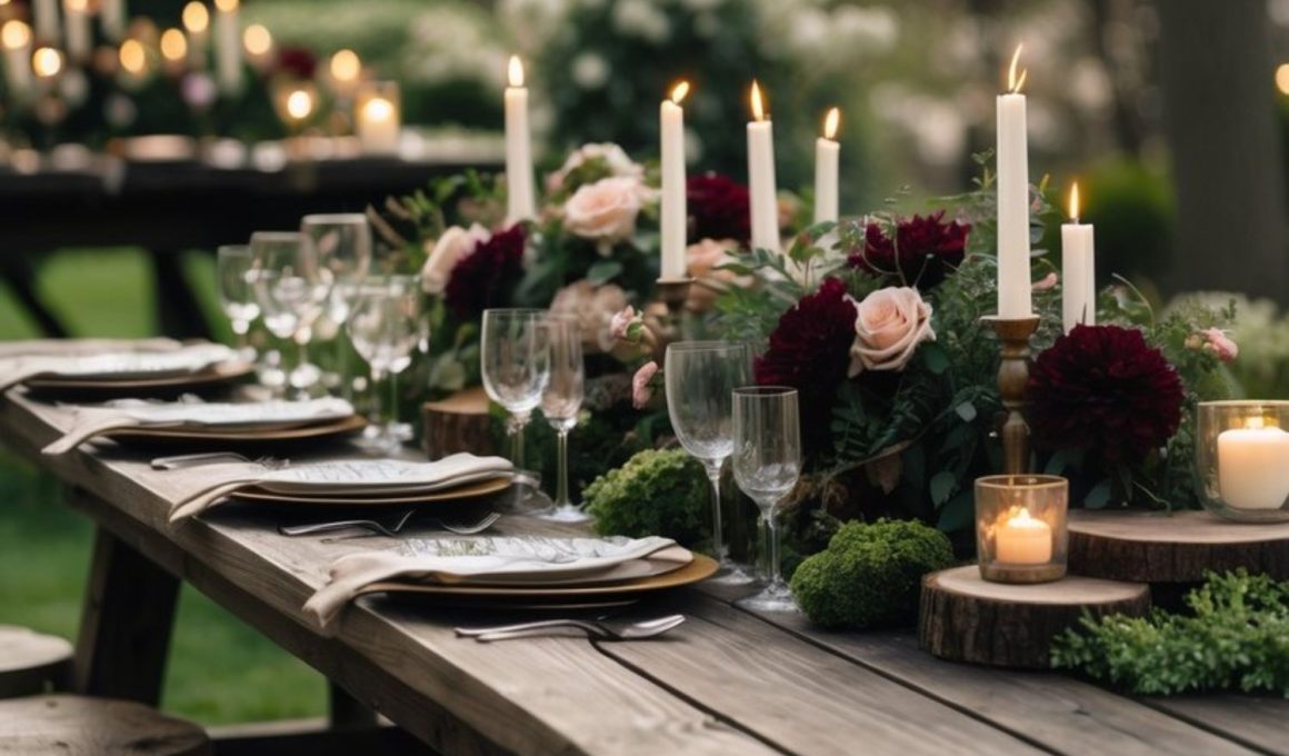 Moody Spring Wedding Decor Ideas
