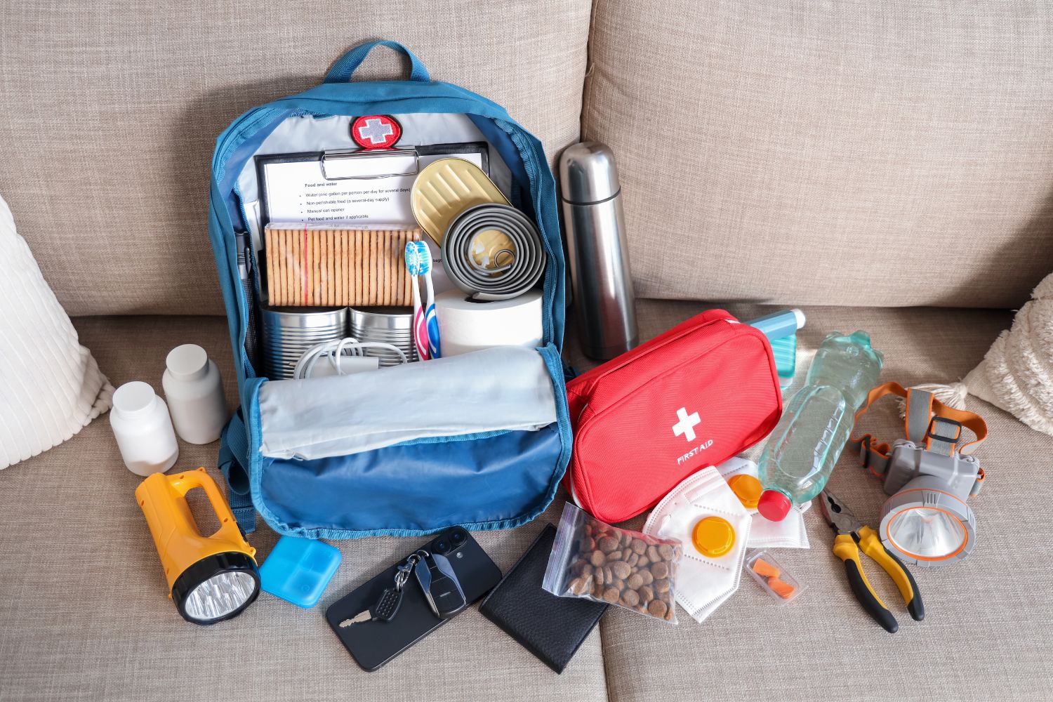 Pack in an Emergency Kit for School
