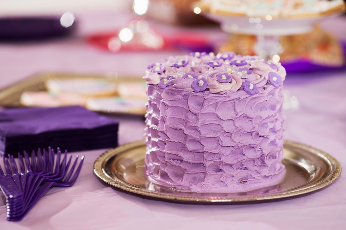 Purple Cake Decorating Ideas