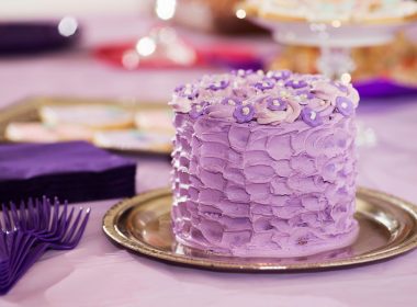 Purple Cake Decorating Ideas