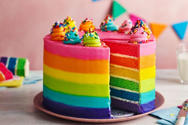 rainbow cake