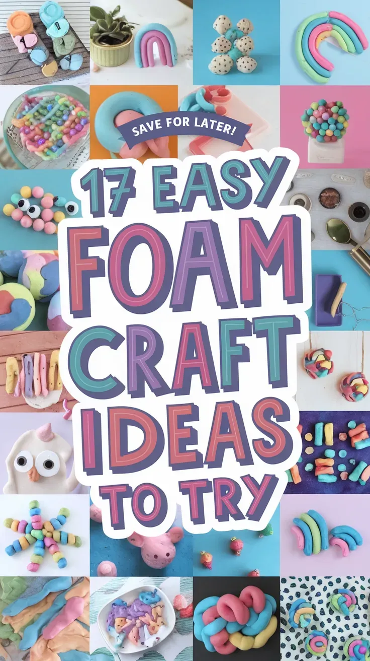 Foam Clay Craft Ideas 