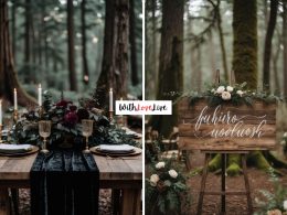 Moody Forest Wedding Decor