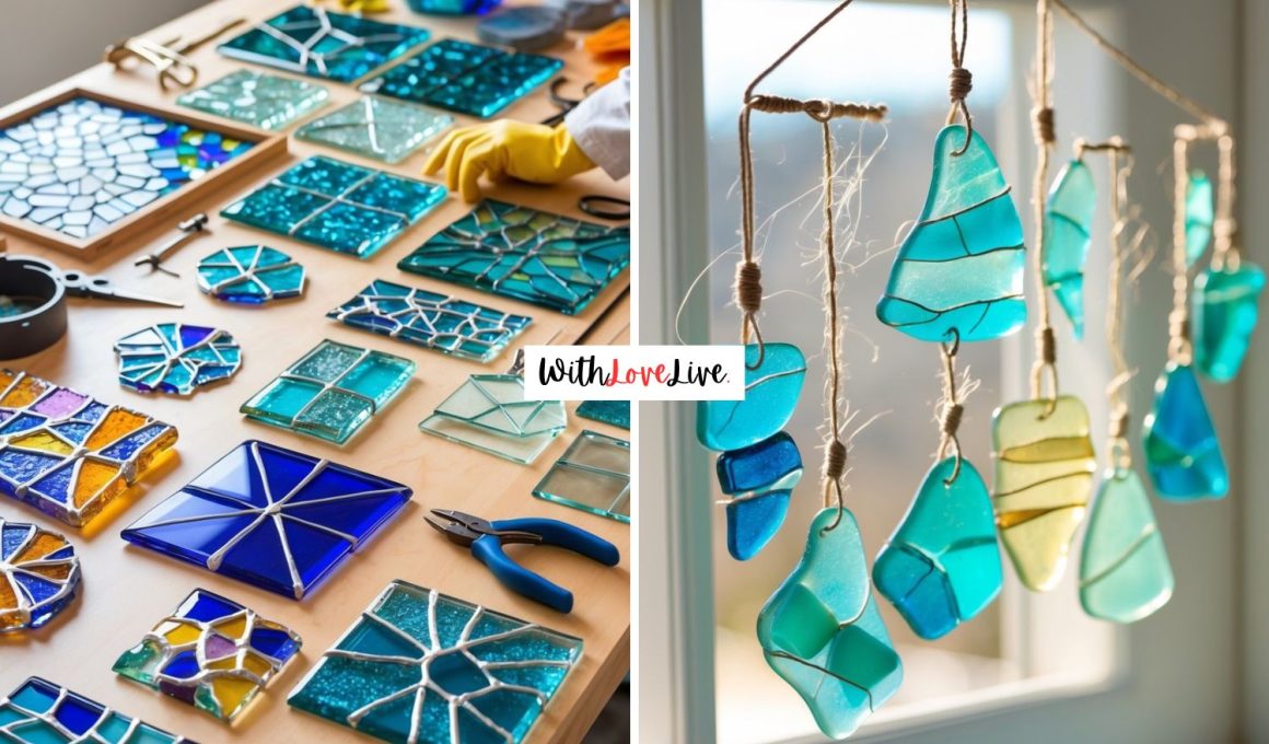 Artistic Broken Glass Craft Ideas