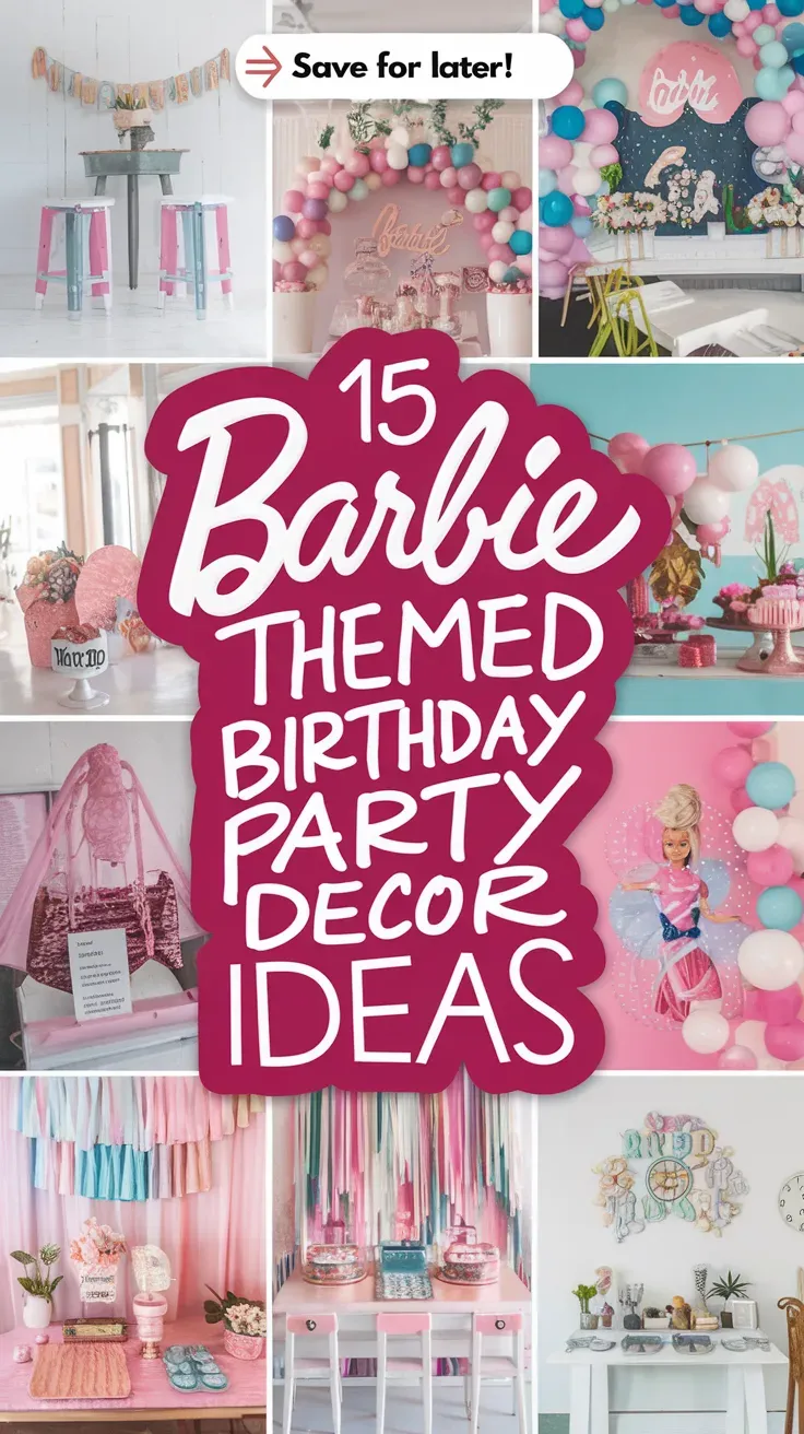 Barbie-Themed Birthday Party Decor Ideas