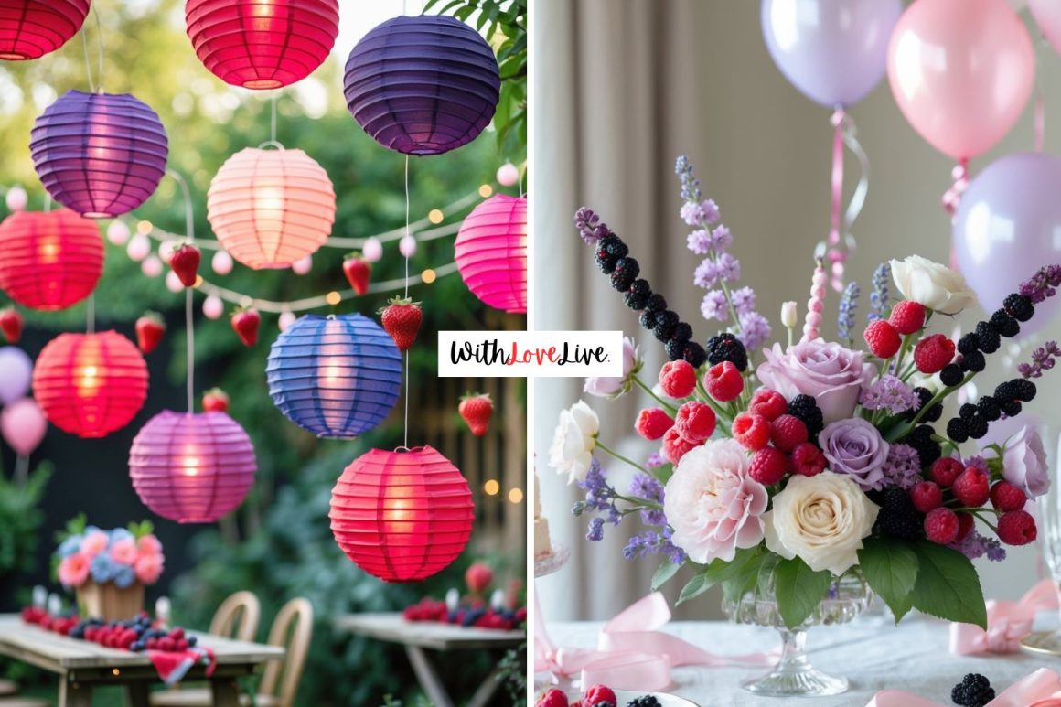 Berry First Birthday Party Decor