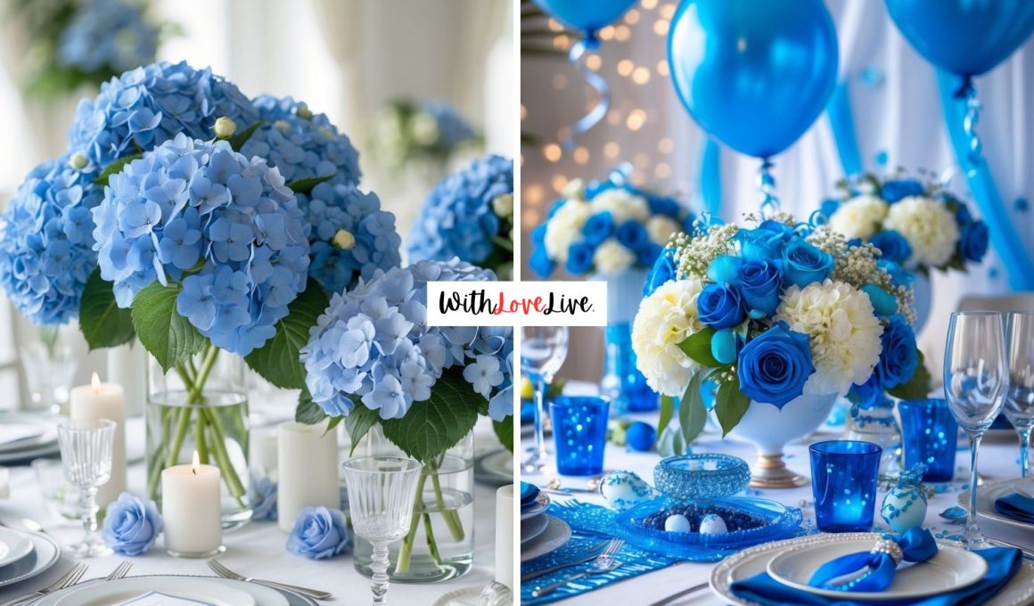 Blue Bachelorette Party Decor Ideas