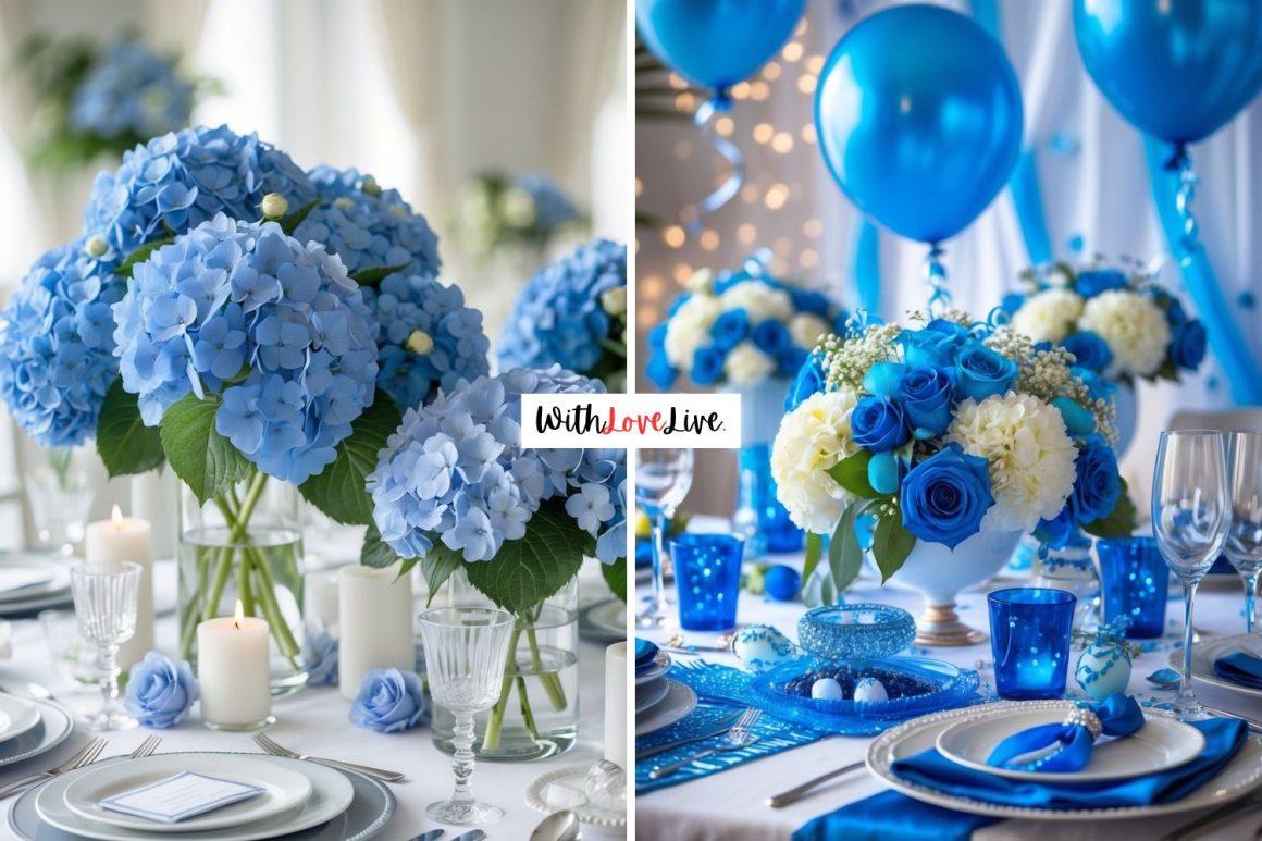 Blue Bachelorette Party Decor Ideas