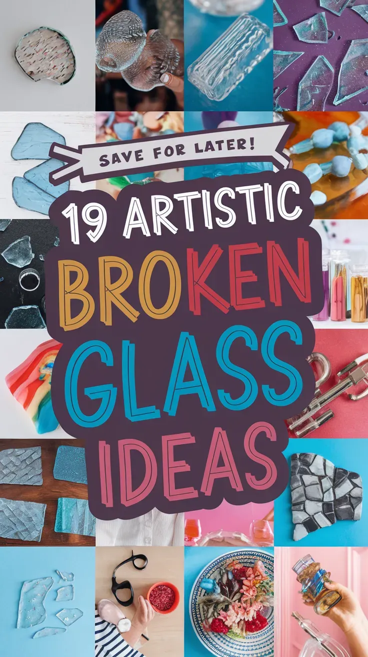 Broken Glass Craft Ideas