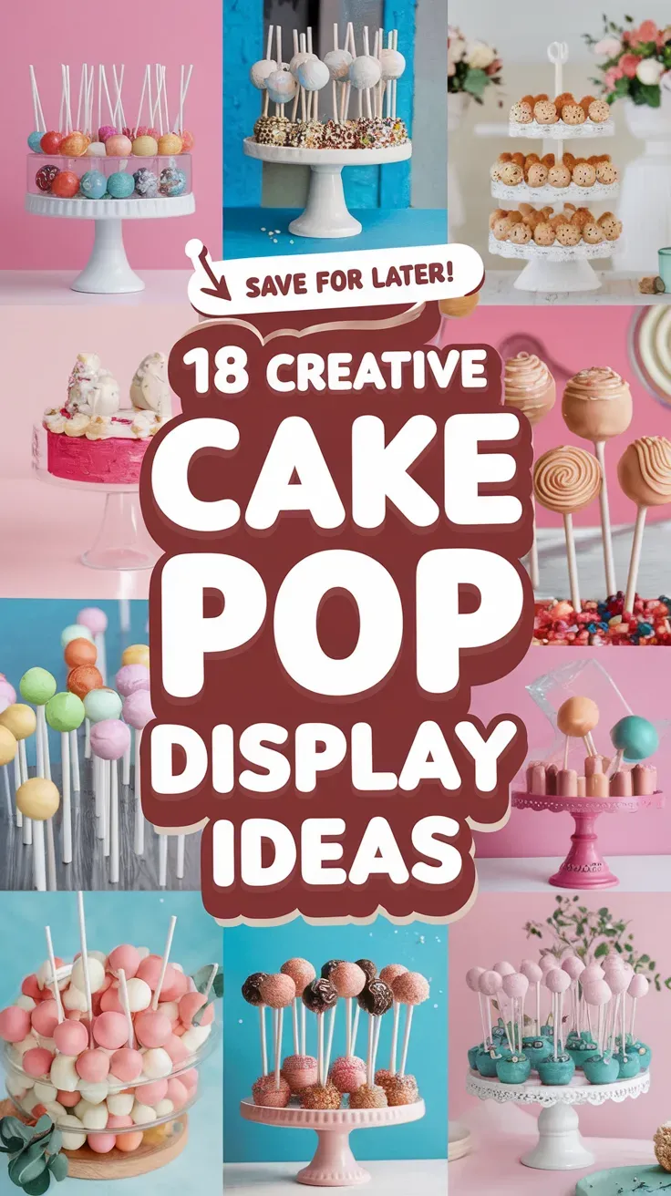 Cake Pop Display Ideas