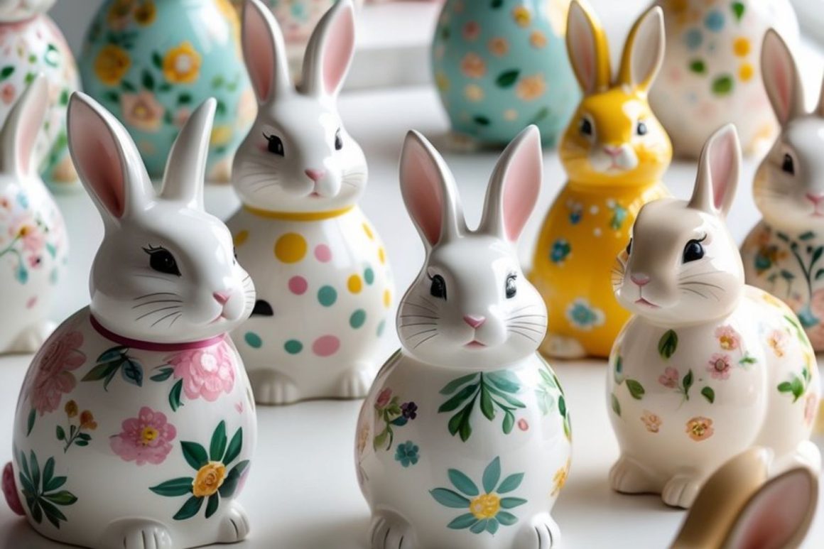 Ceramic Bunny Painting Ideas