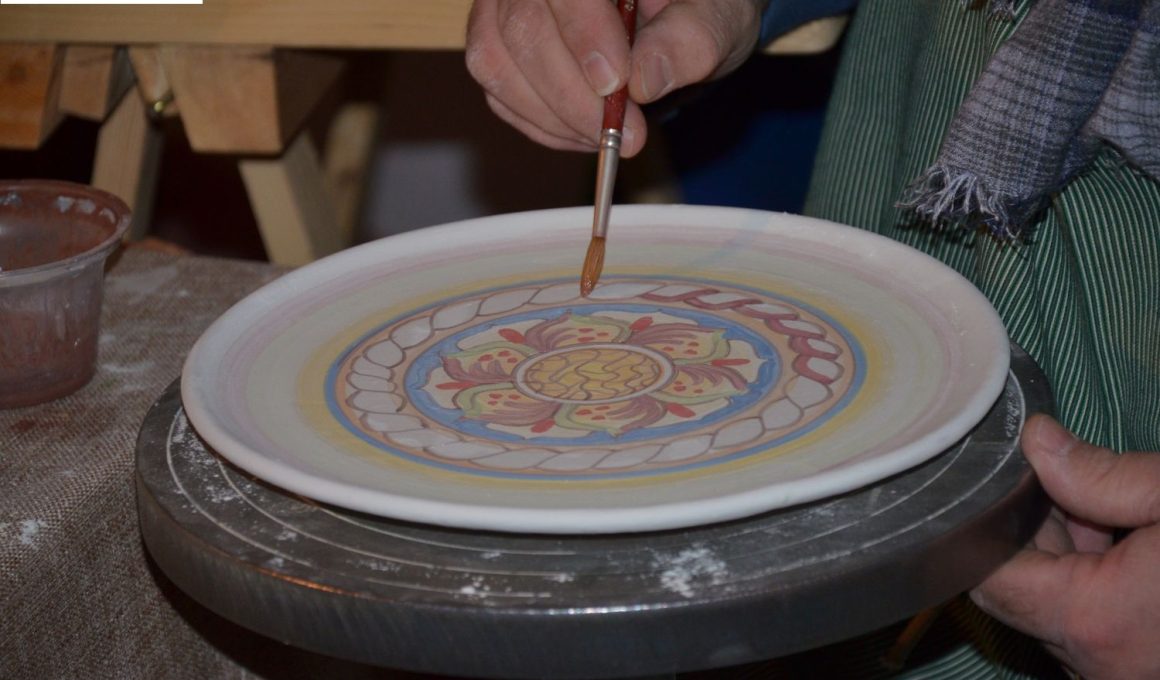 Ceramic Tray Painting