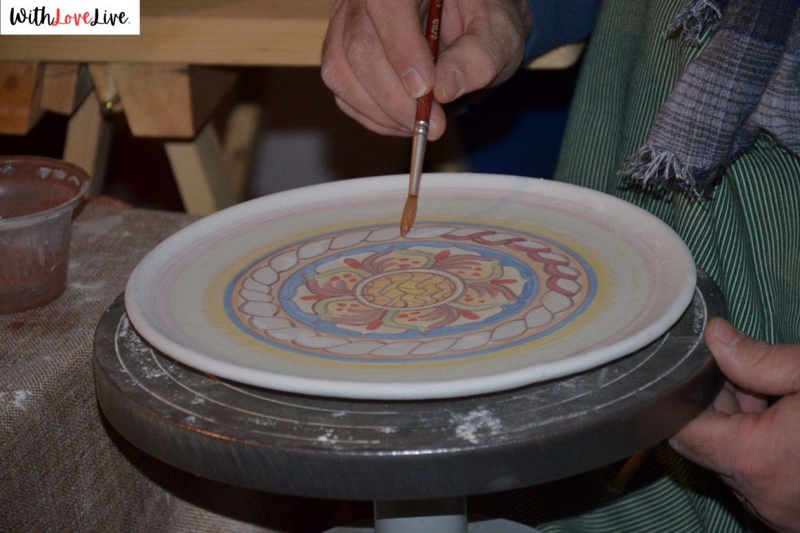 Ceramic Tray Painting