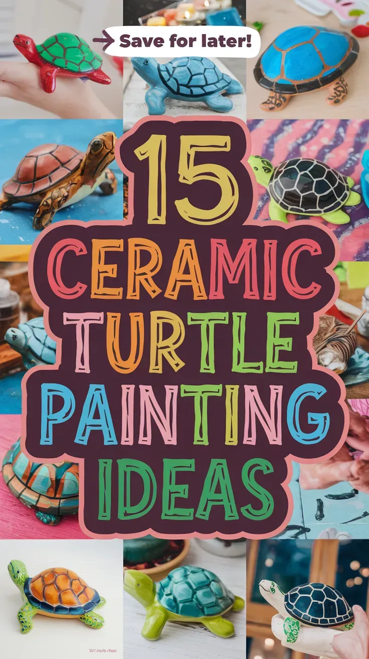 Ceramic Turtle Painting Ideas