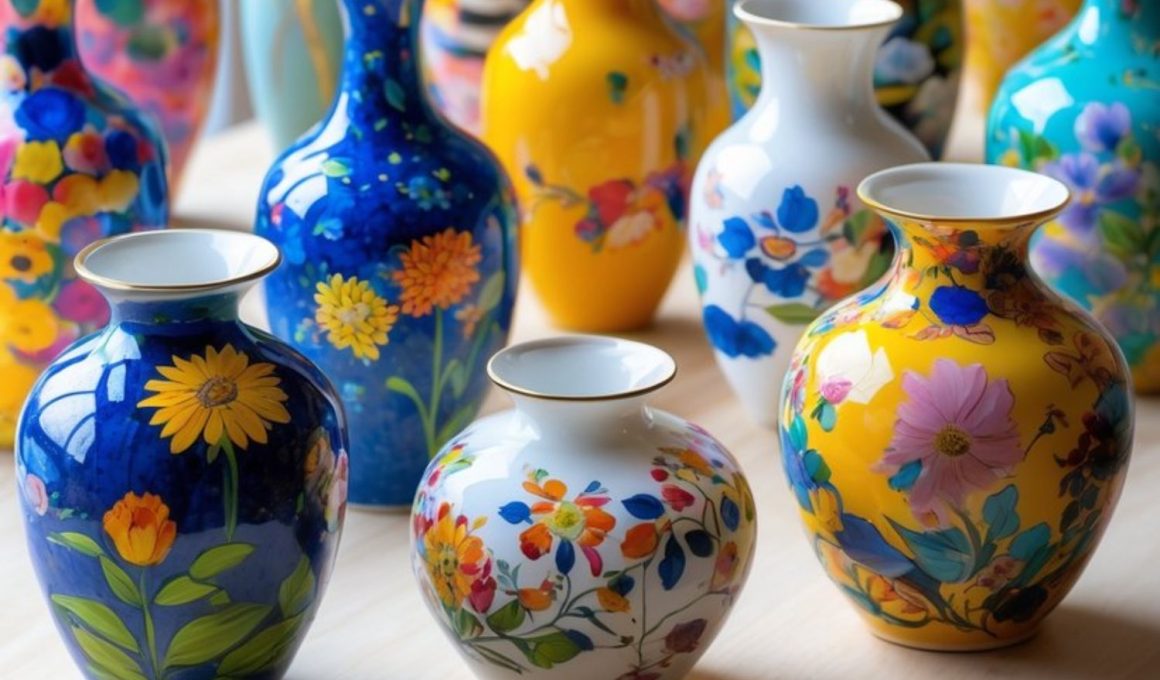Ceramic Vase Painting Ideas