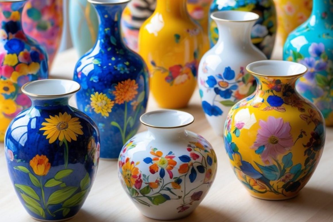 Ceramic Vase Painting Ideas