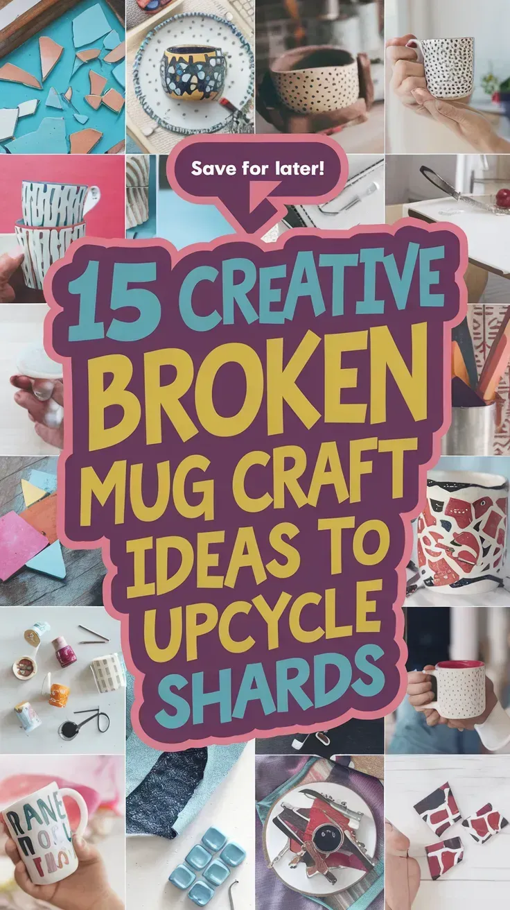 Creative Broken Mug Craft Ideas to Upcycle Shards