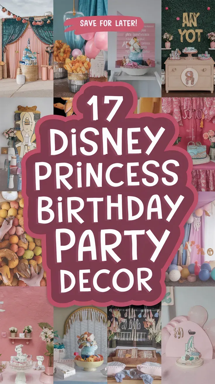 Disney Princess Birthday Party Decor