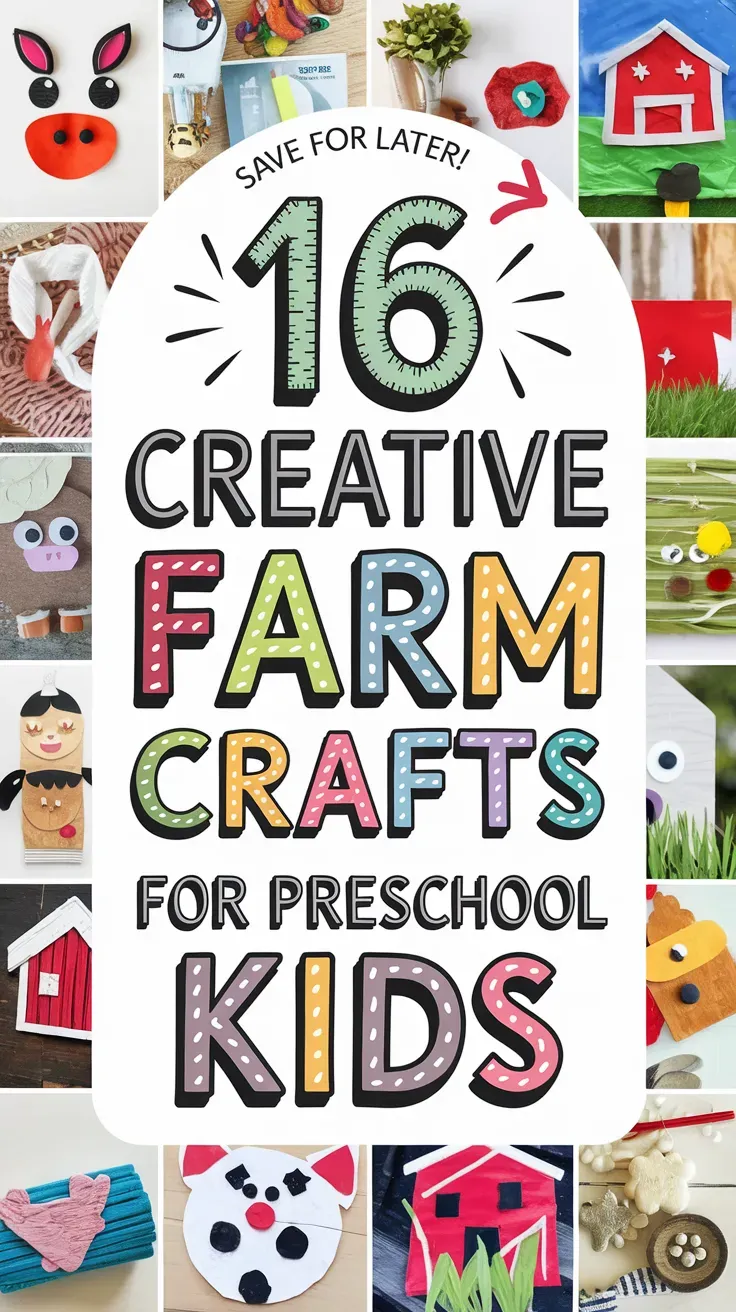 Farm Crafts for Preschool Kids