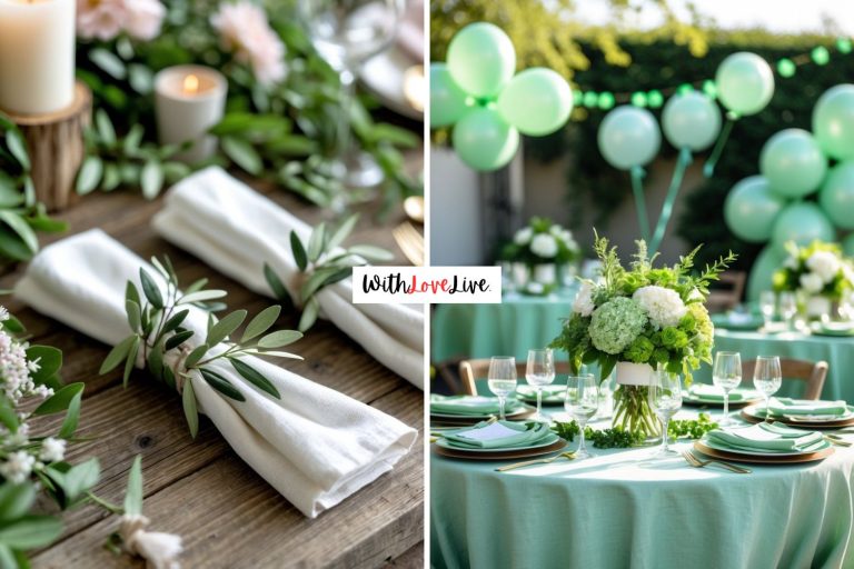 Green Bachelorette Party Decor Ideas