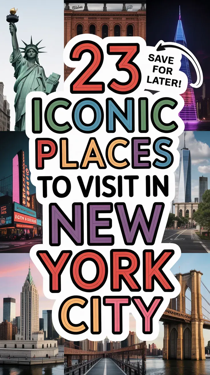 Iconic Places To Visit In New York City