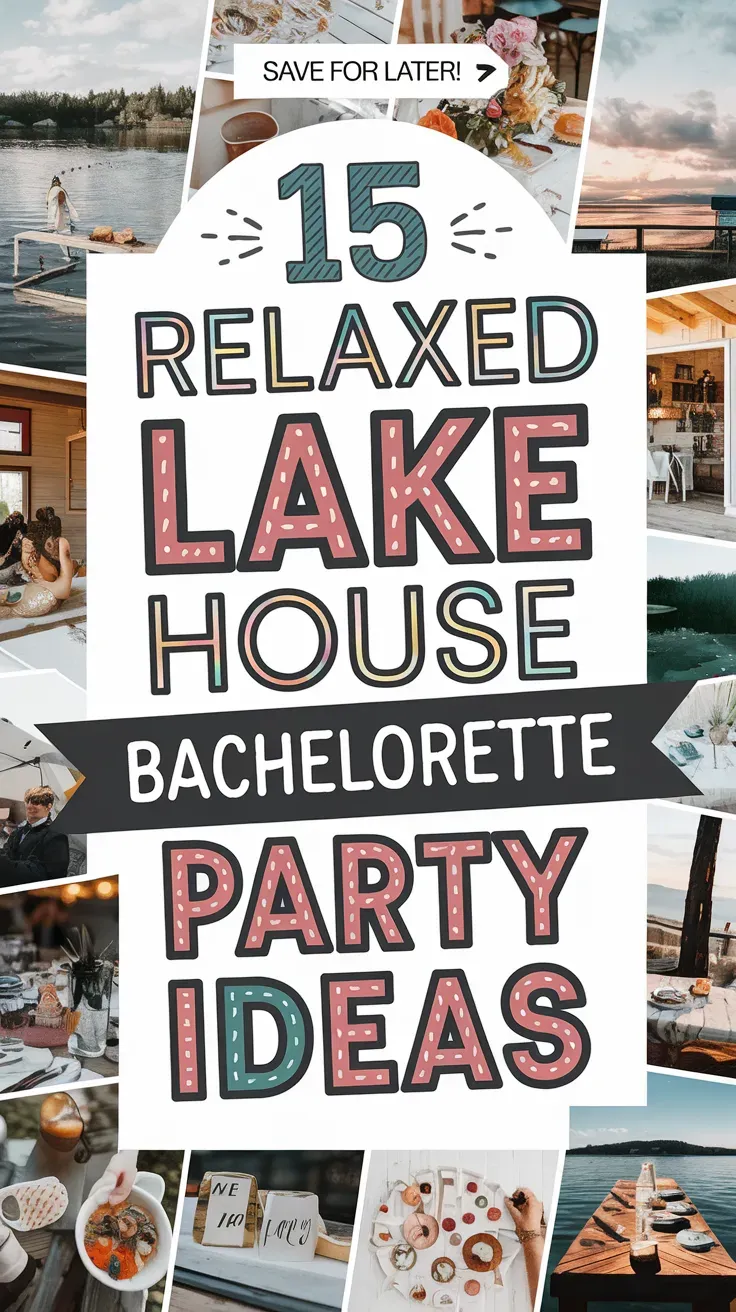 Lake House Bachelorette Party Ideas