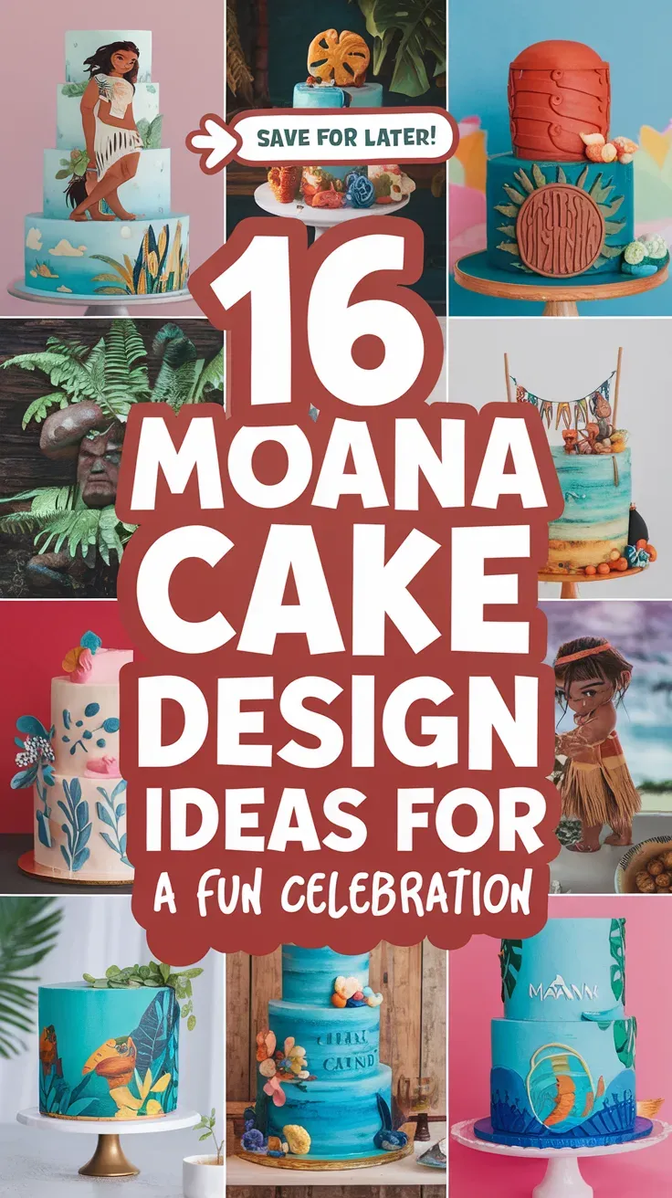 Moana Cake Design Ideas