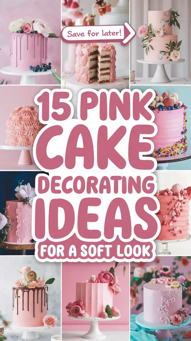 Pink Cake Decorating Ideas