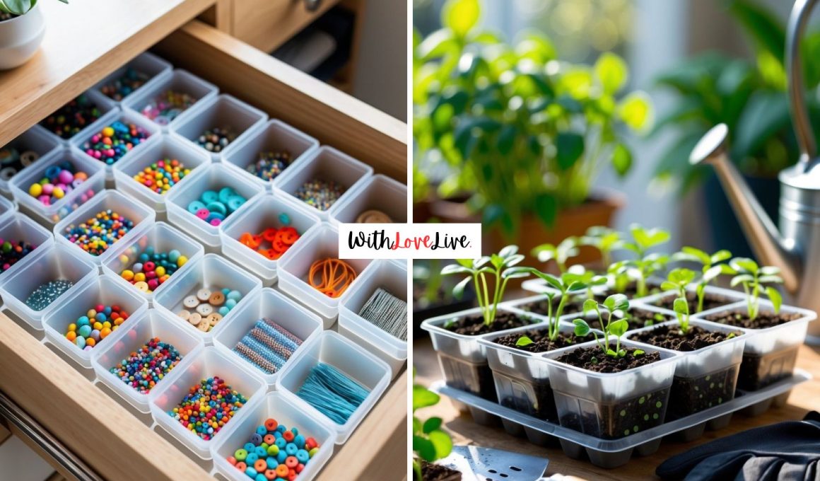Plastic Container Craft Ideas