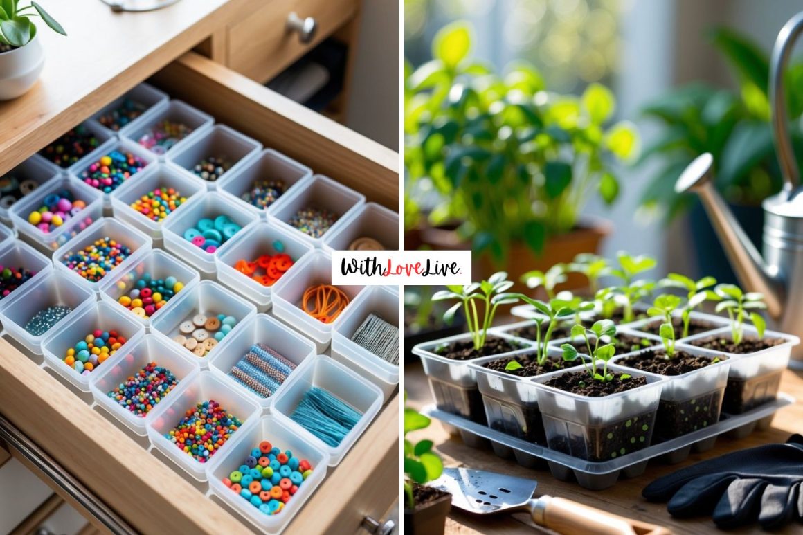 Plastic Container Craft Ideas