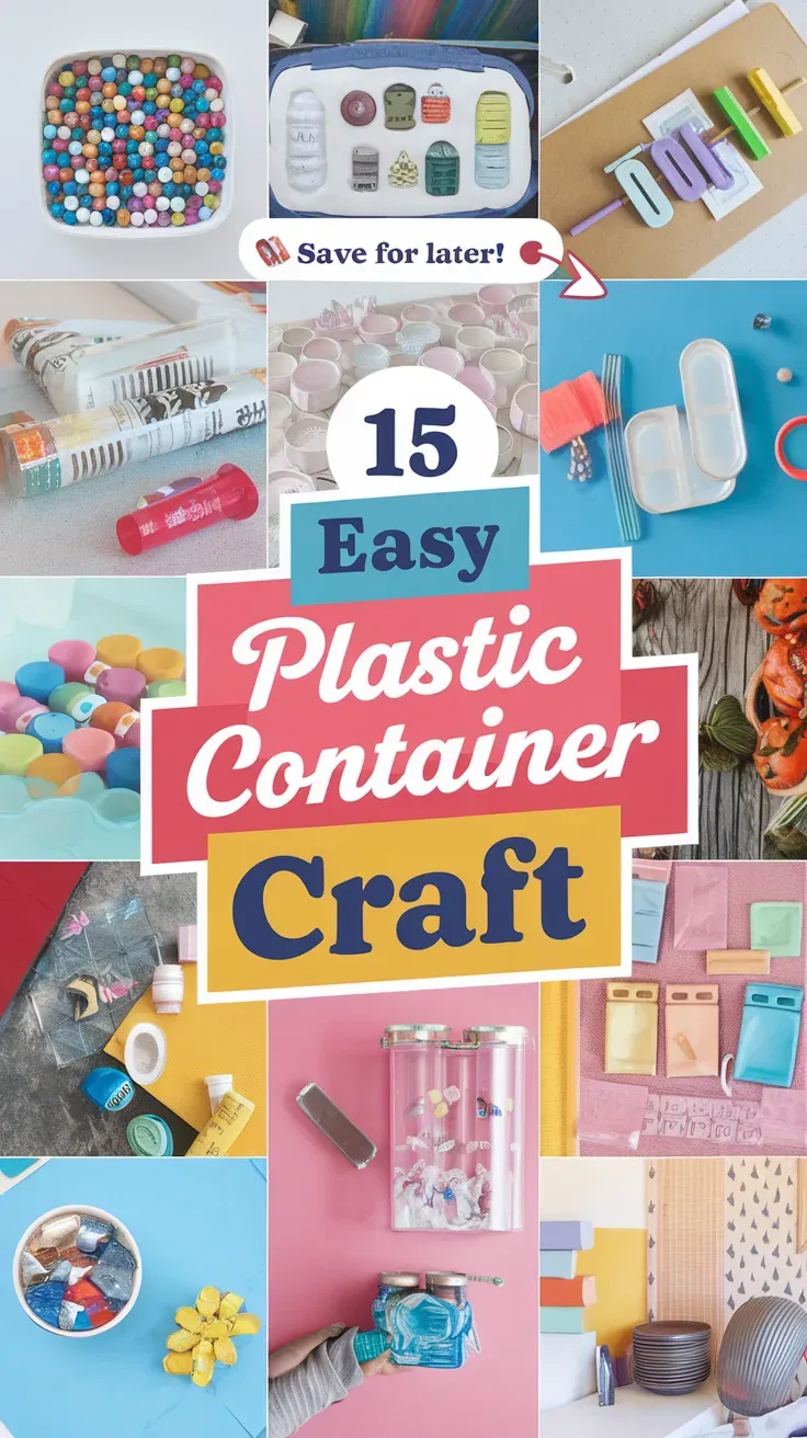Plastic Container Craft Ideas