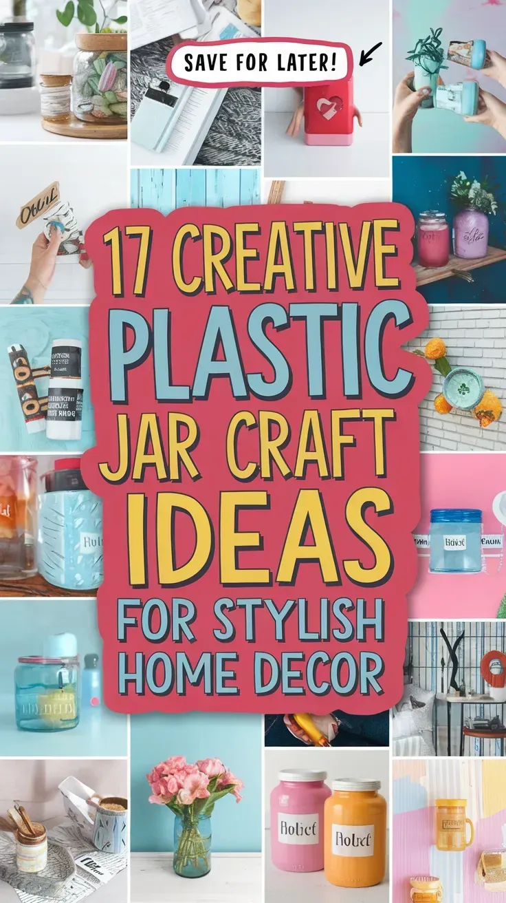 Plastic Jar Craft Ideas
