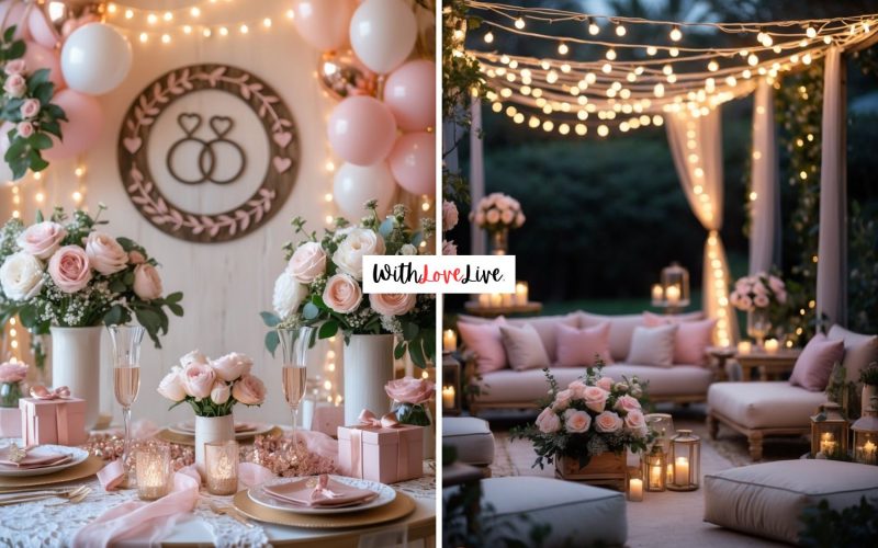 Romantic Tying the Knot Bachelorette Party