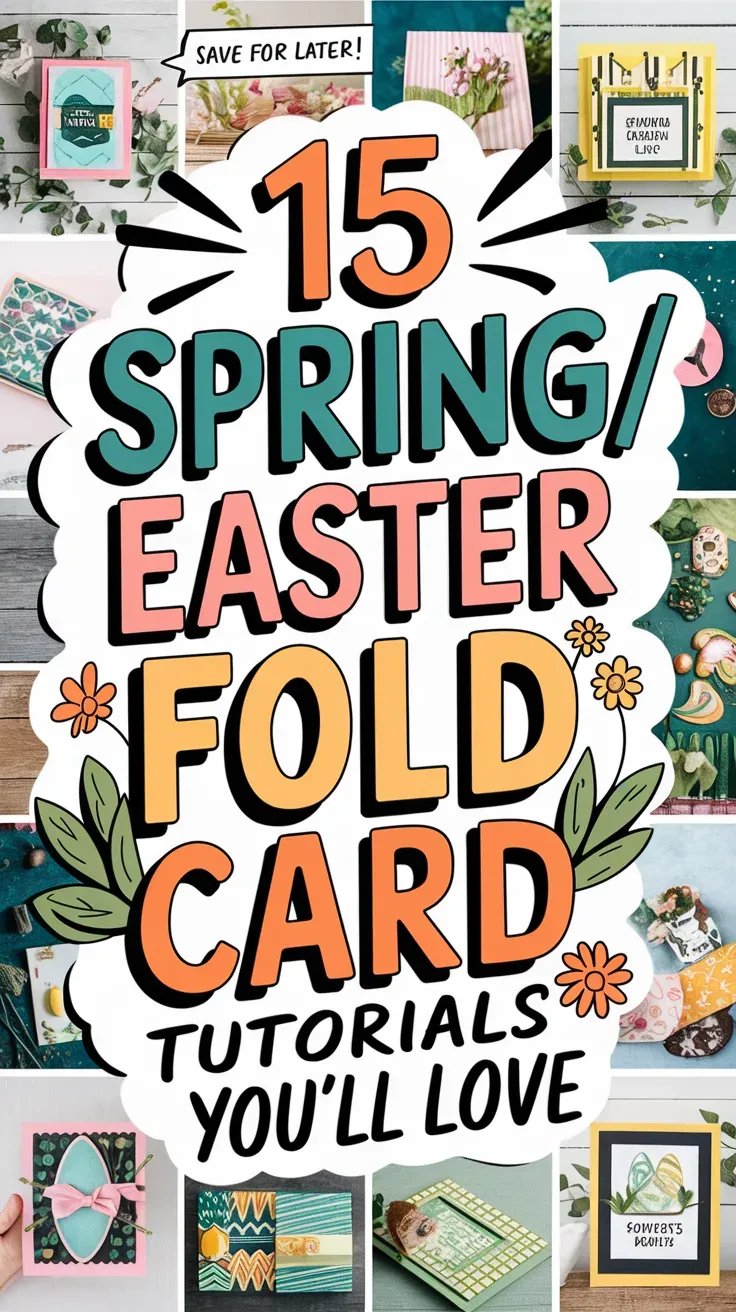 Spring/Easter Fold Card Tutorials