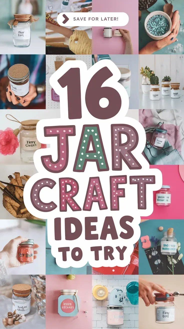 Tiny Jar Craft Ideas 