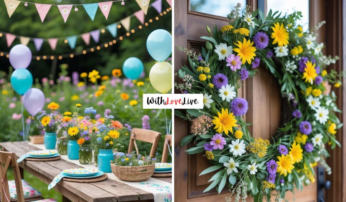 Wildflower Birthday Party Decor