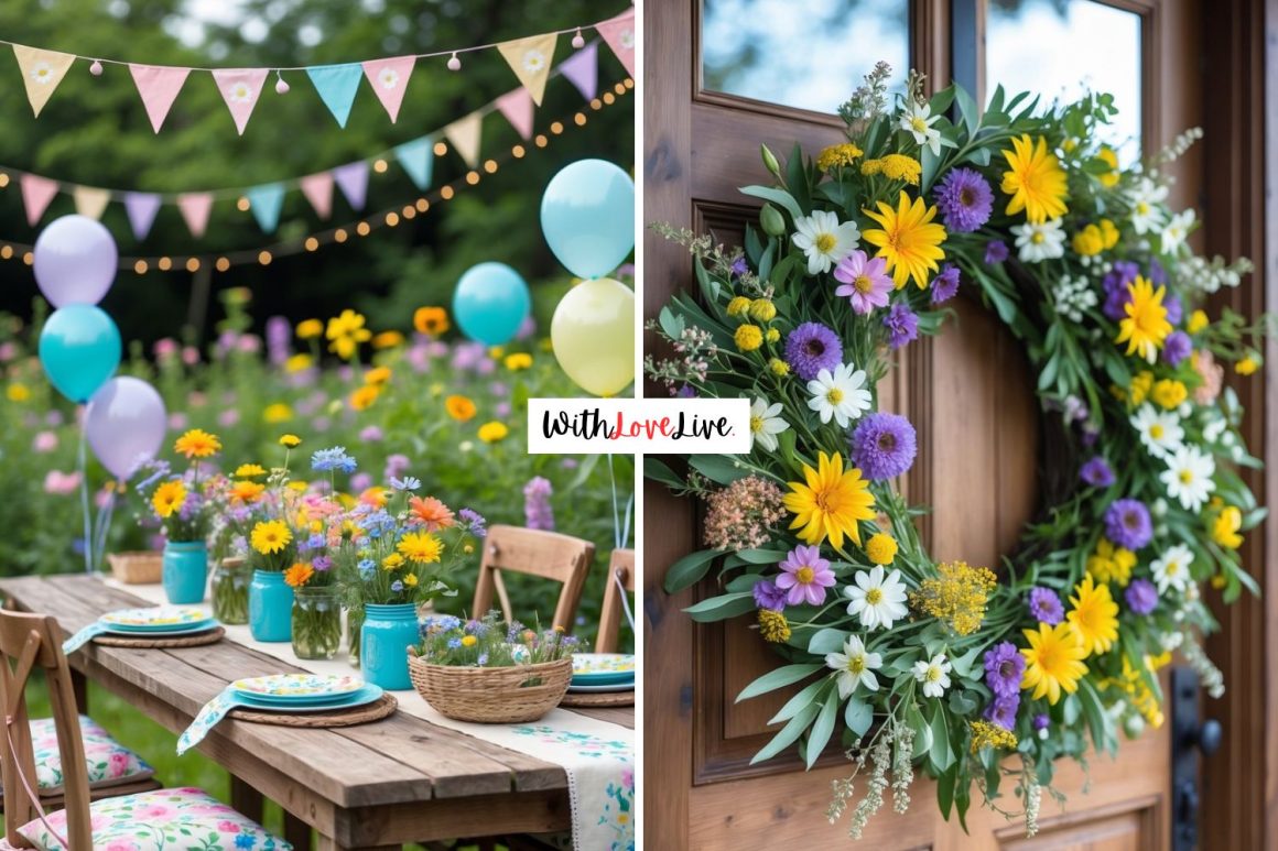 Wildflower Birthday Party Decor