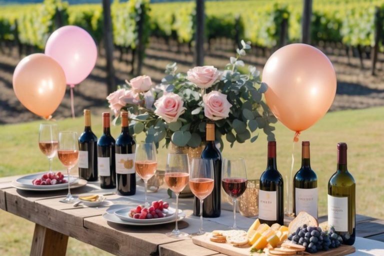 Winery Bachelorette Party Decor Ideas