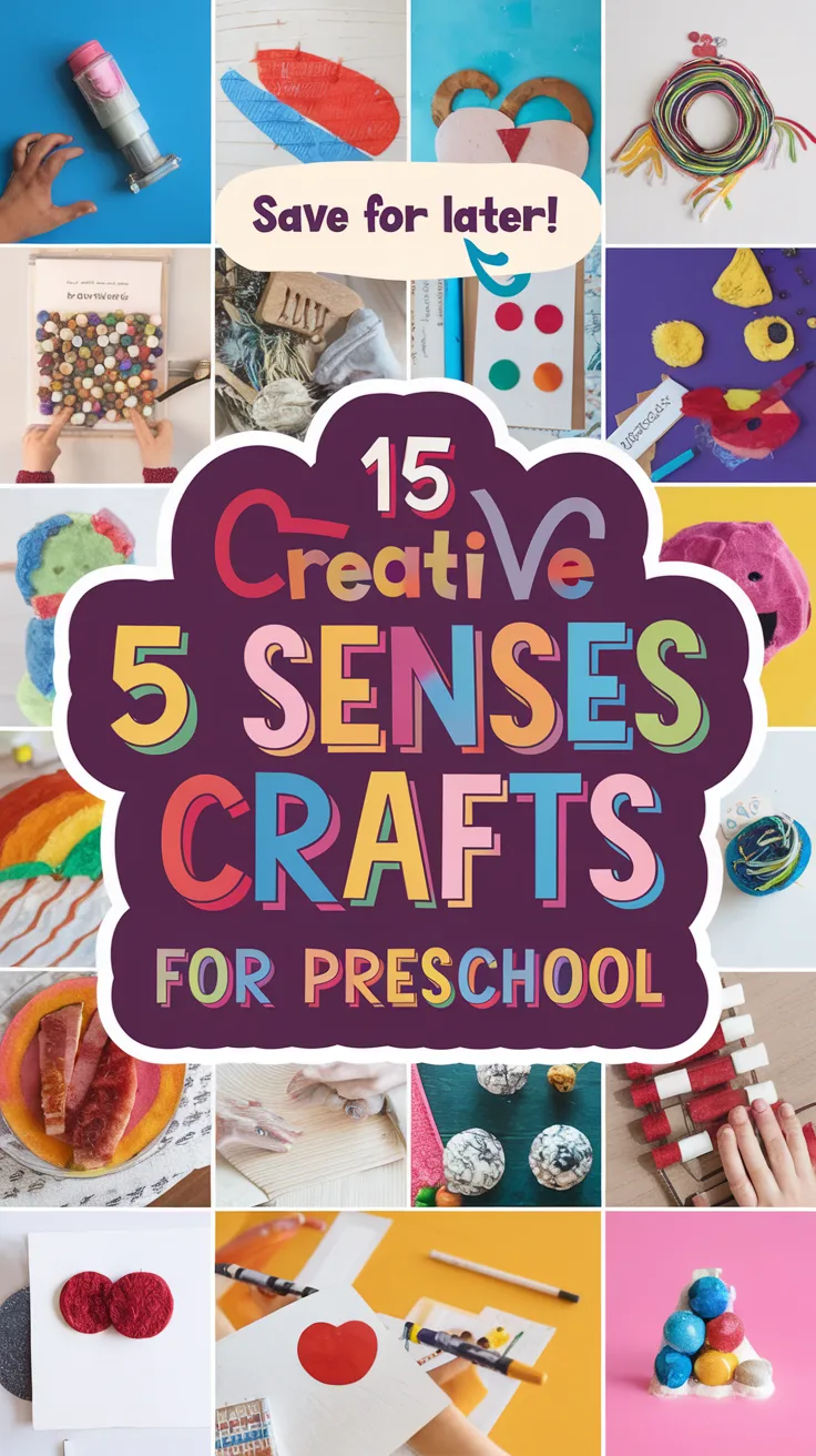 5 Senses Crafts for Preschool
