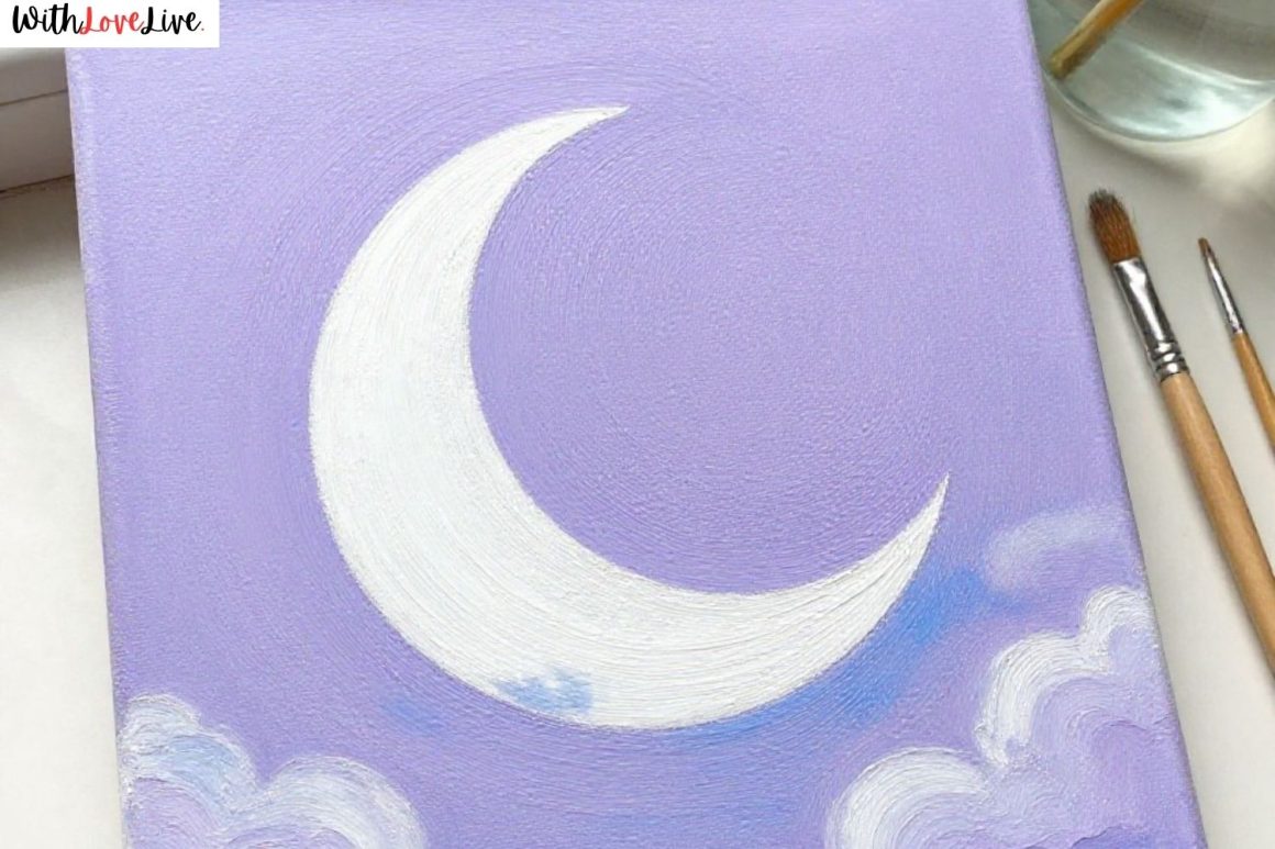Crescent Moon Painting Ideas