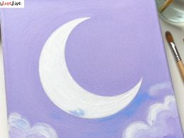 Crescent Moon Painting Ideas