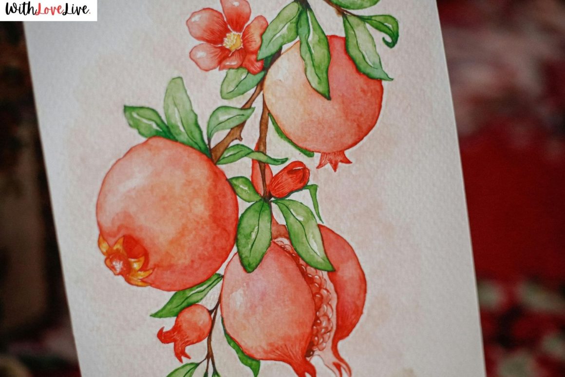 Pomegranate Painting Ideas