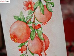 Pomegranate Painting Ideas