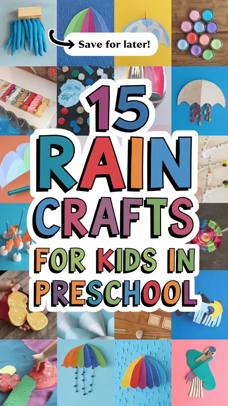 Rain Crafts for Kids 